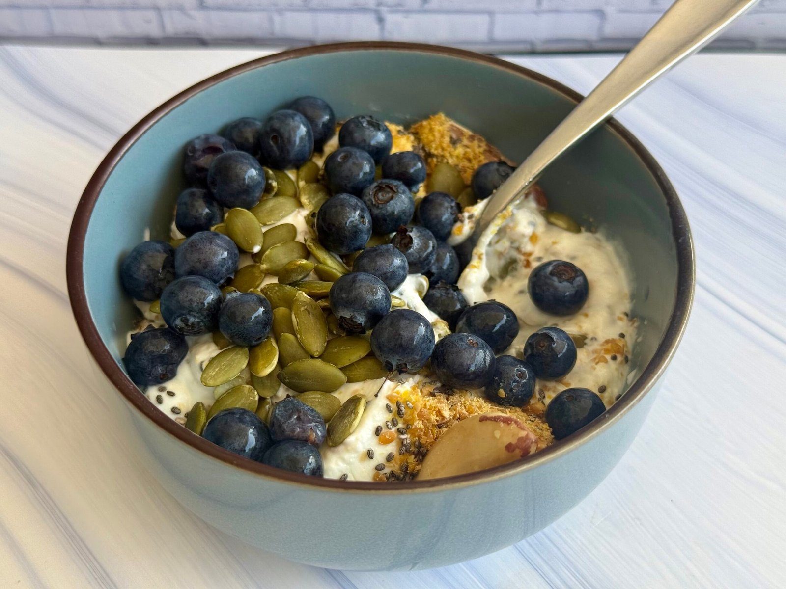 Skyr triple graines et myrtilles