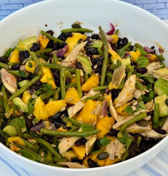 Salade de haricots noirs