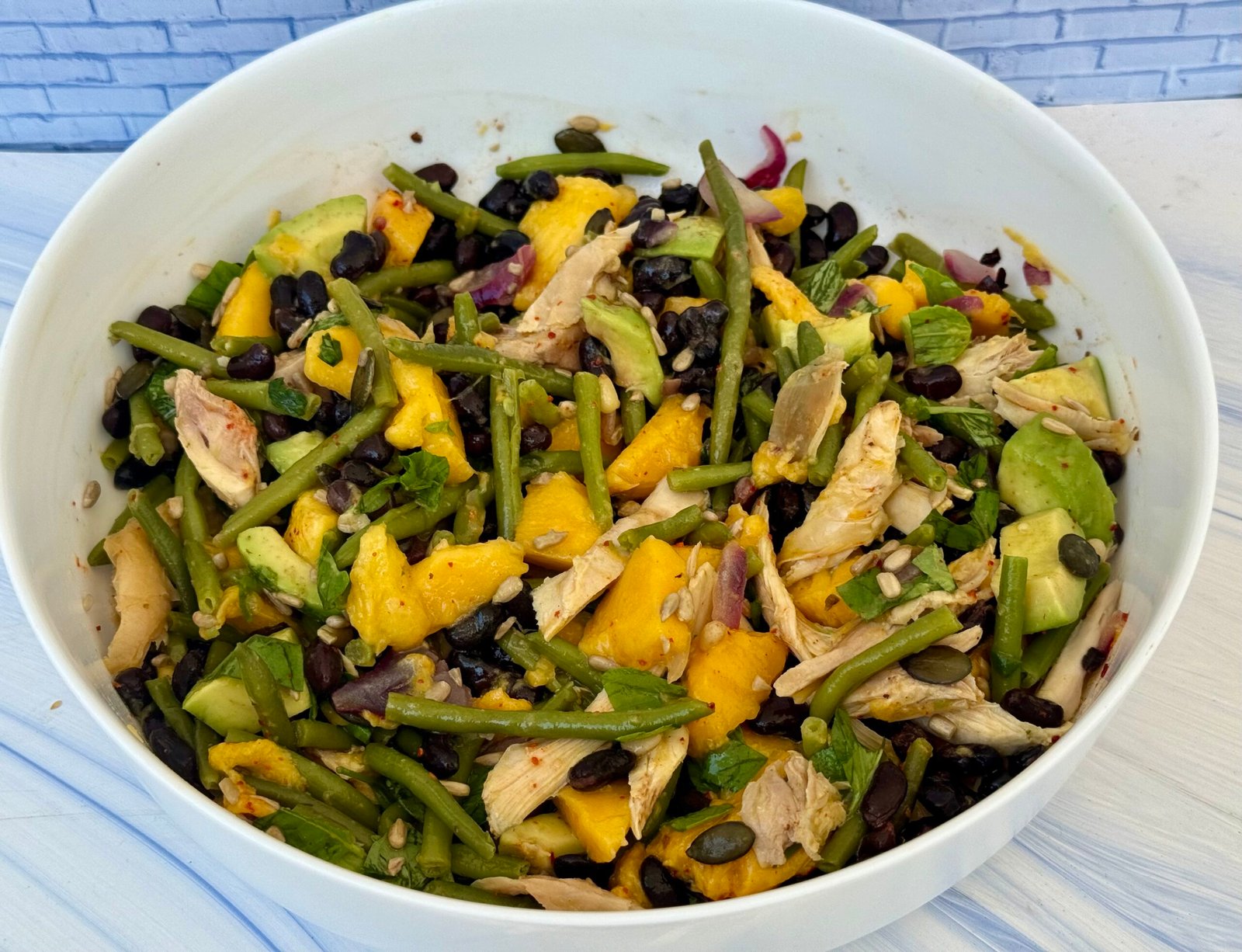 Salade de haricots noirs