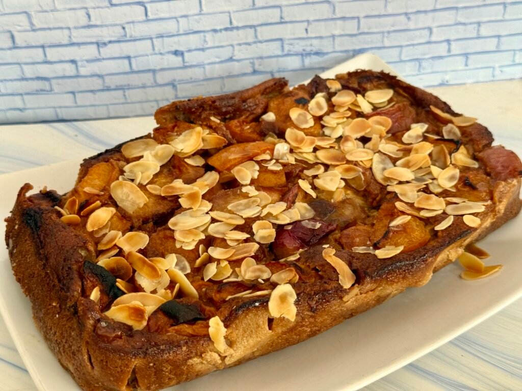 Clafoutis aux nectarines et abricots