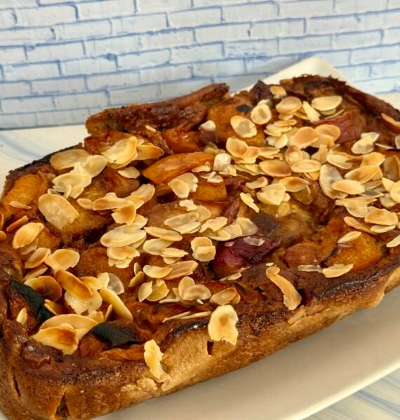 Clafoutis aux nectarines et abricots